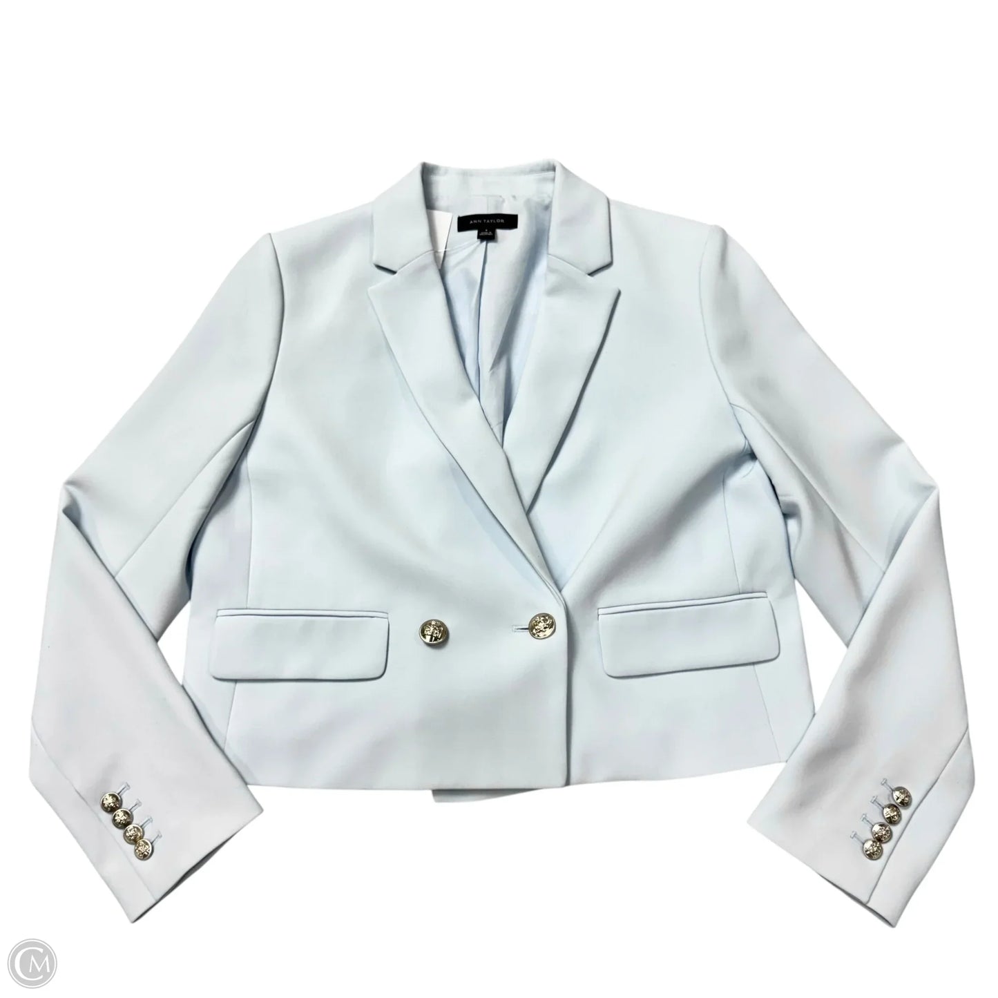 Blazer By Ann Taylor In Blue, Size: 8