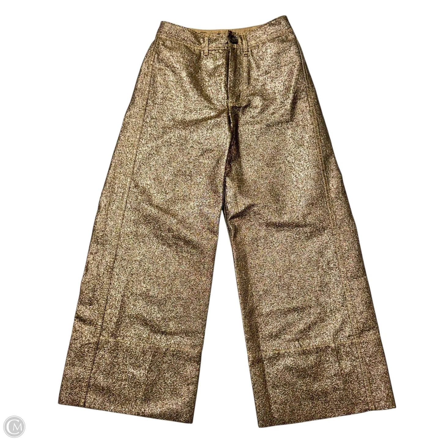 Pants Wide Leg By Madewell In Gold, Size: 0