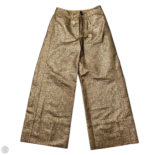 Pants Wide Leg By Madewell In Gold, Size: 0