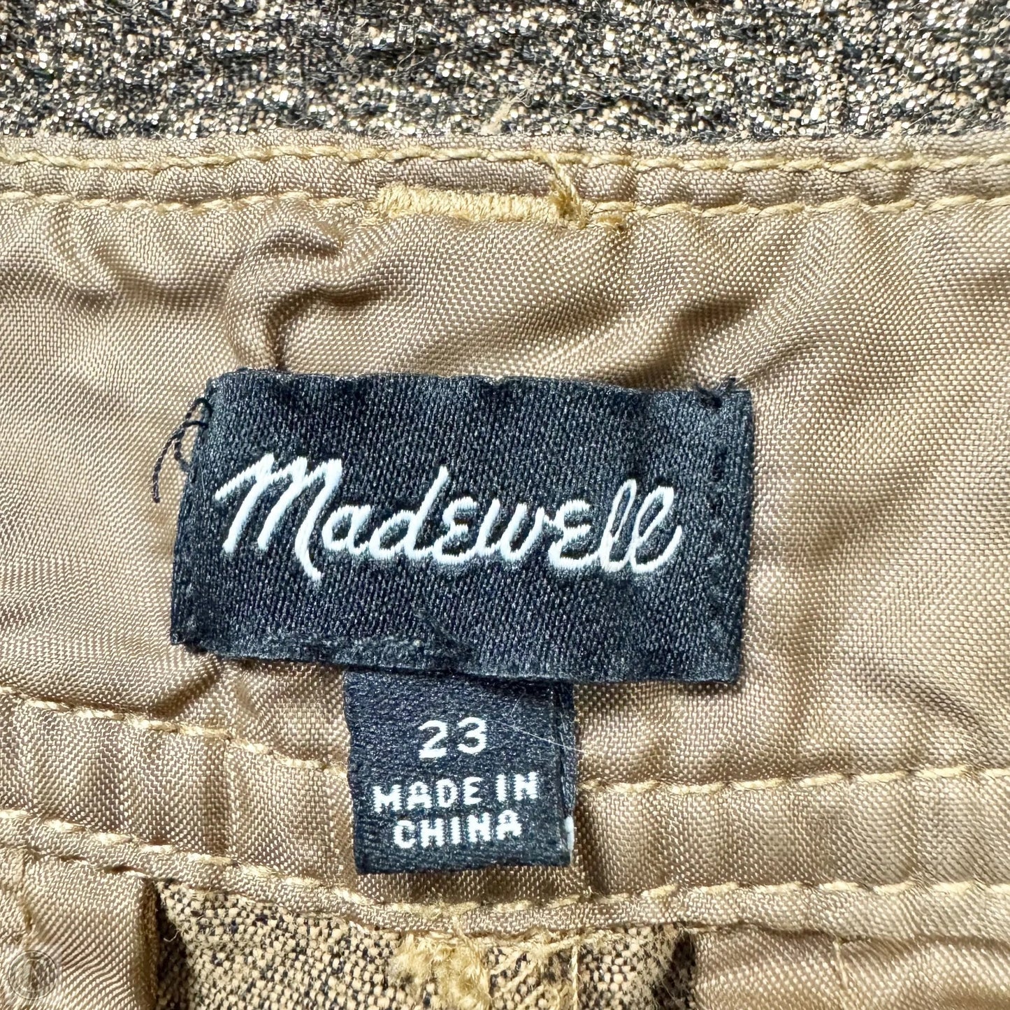 Pants Wide Leg By Madewell In Gold, Size: 0