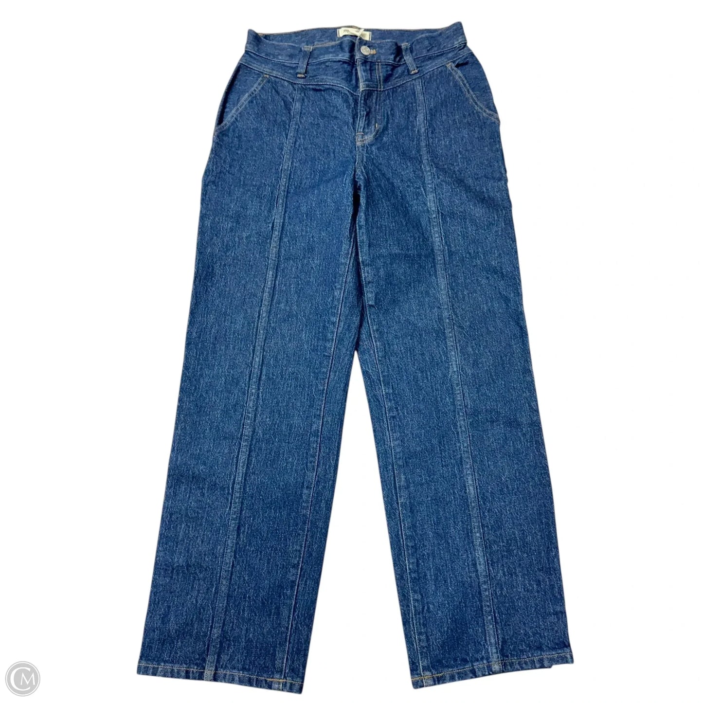 Jeans Straight Leg By Madewell In Blue Denim, Size: 6