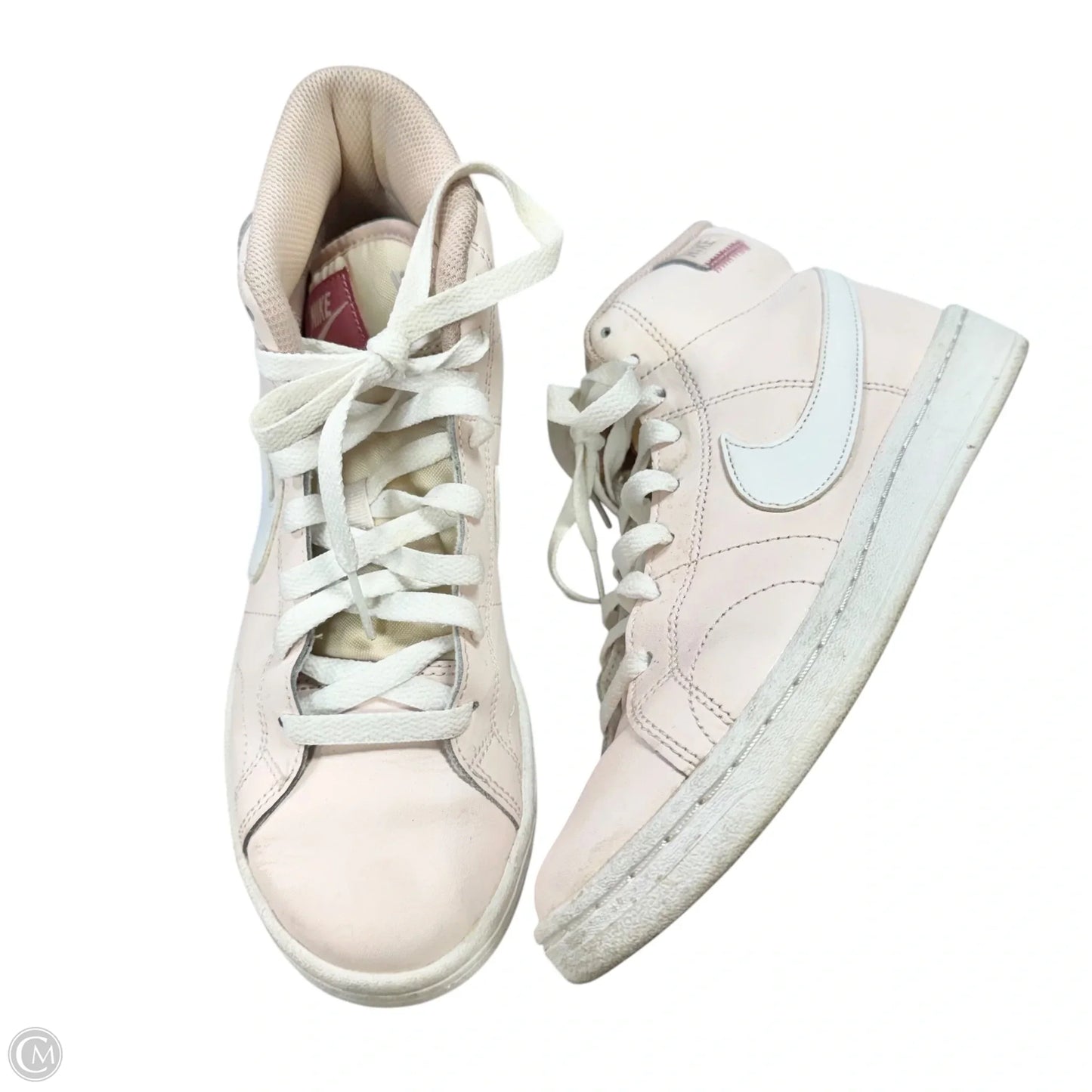 Shoes Sneakers By Nike In Pink & White, Size: 6.5
