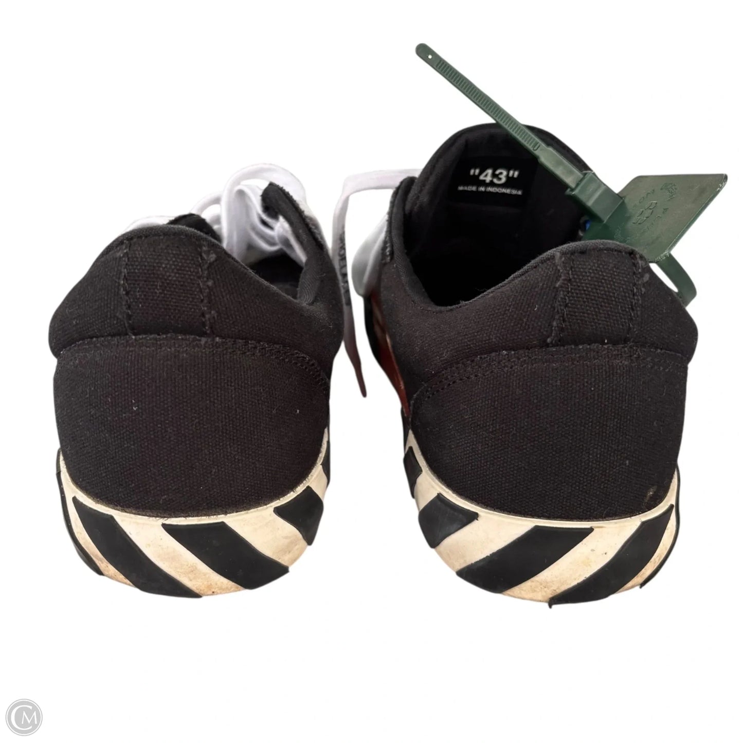 Shoes Luxury Designer By Off-white In Black & White, Size: 12