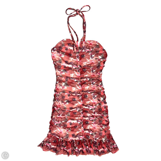 Dress Casual Short By River Island In Floral Print, Size: M