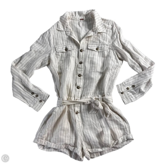 Romper By Free People In Striped Pattern, Size: M