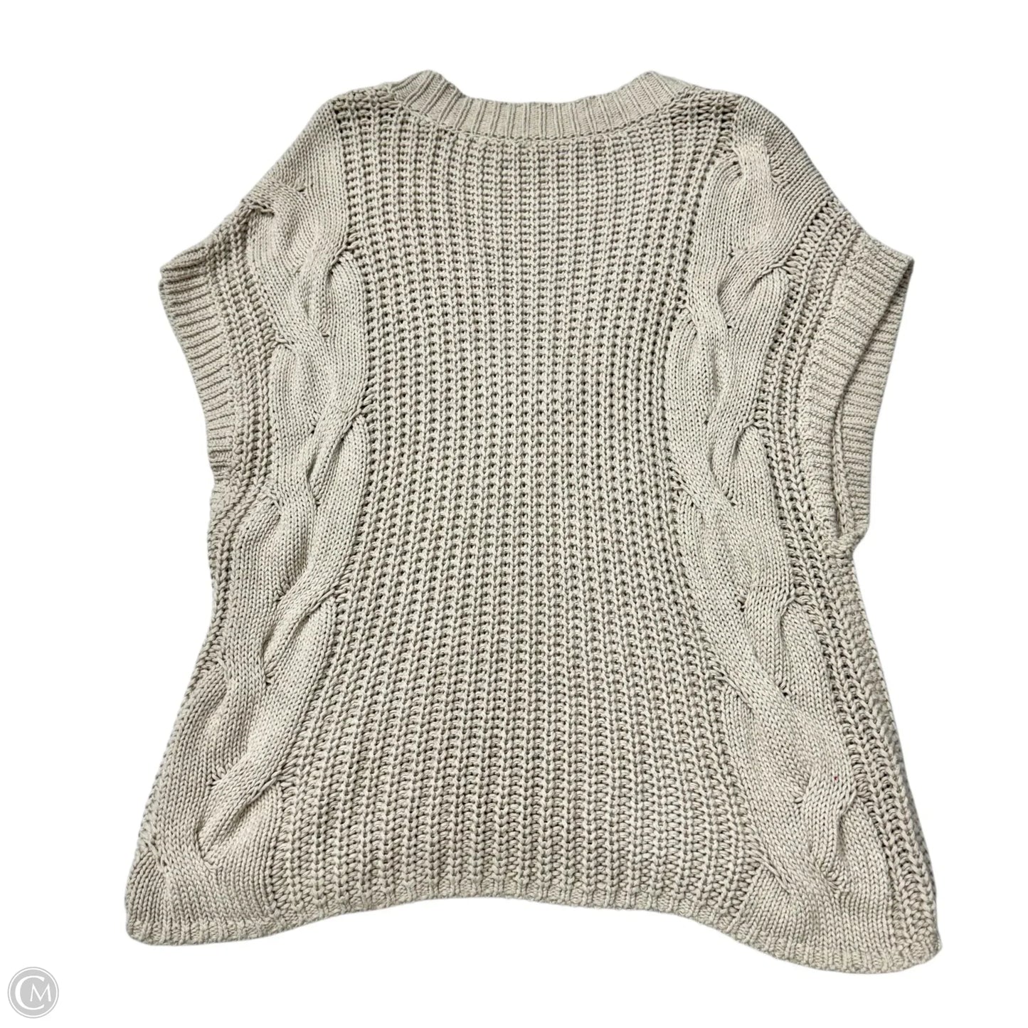 Vest Sweater By 525 In Tan, Size: L