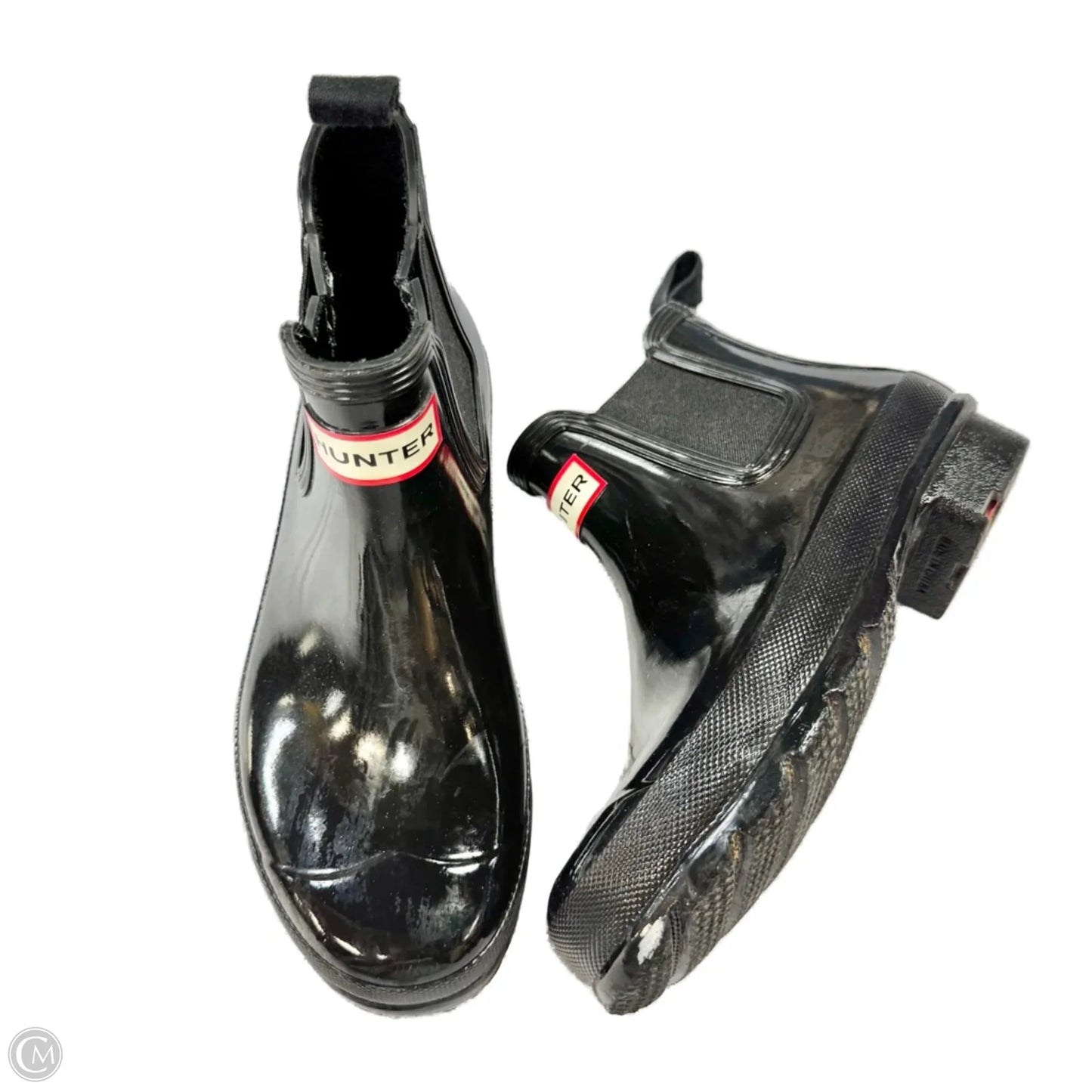 Boots Rain By Hunter In Black, Size: 5