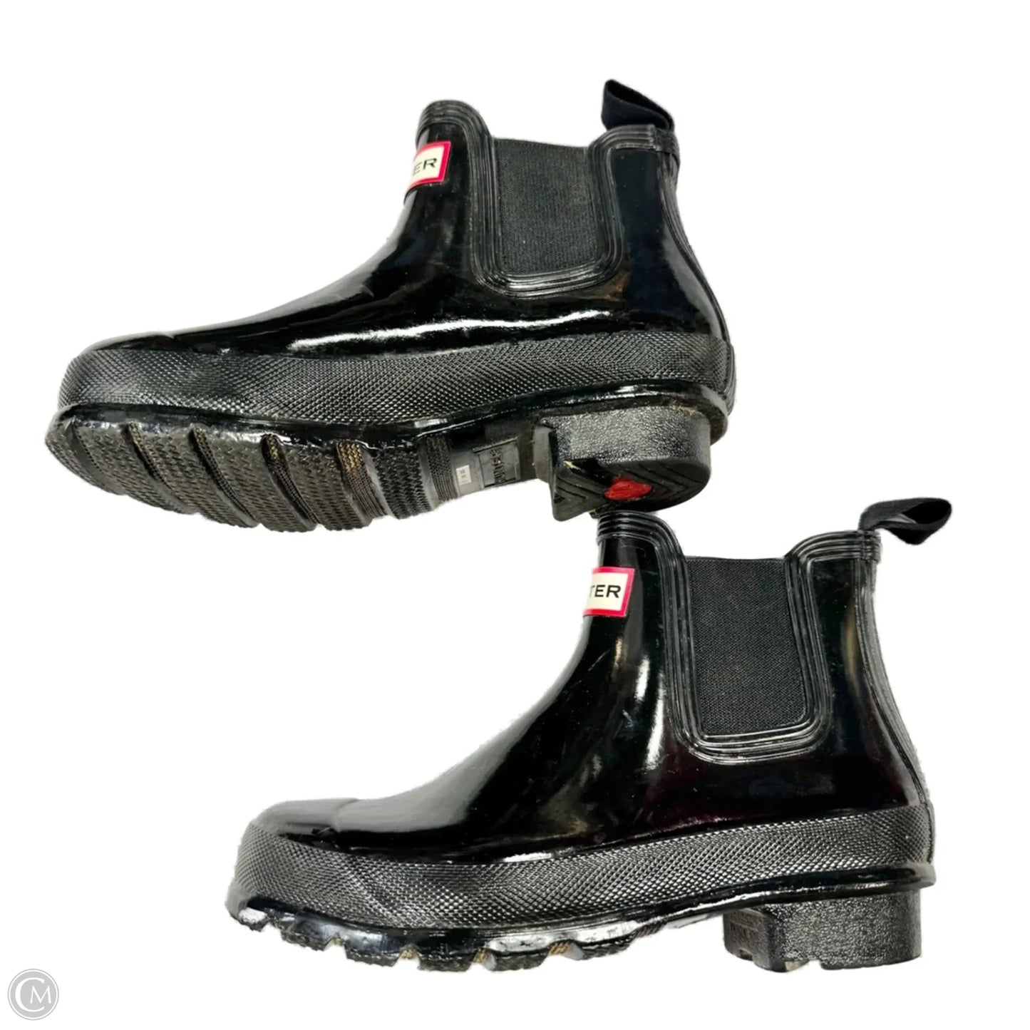 Boots Rain By Hunter In Black, Size: 5