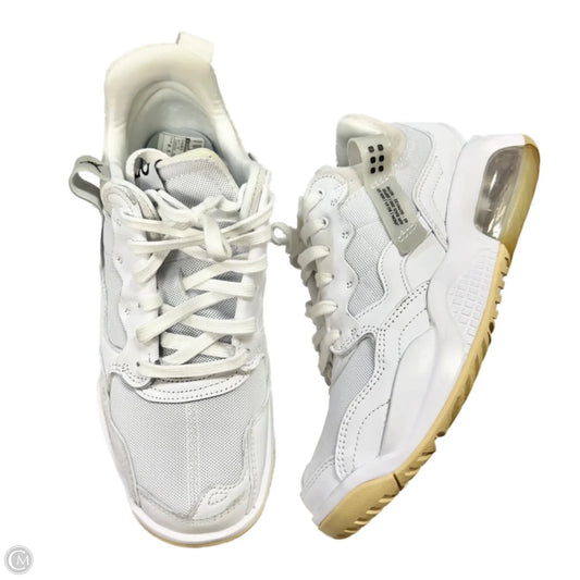 Shoes Luxury Designer By Jordan In White, Size: 9.5