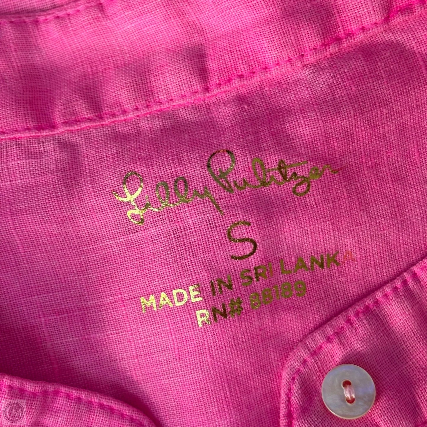 Top Sleeveless Designer By Lilly Pulitzer In Pink, Size: S