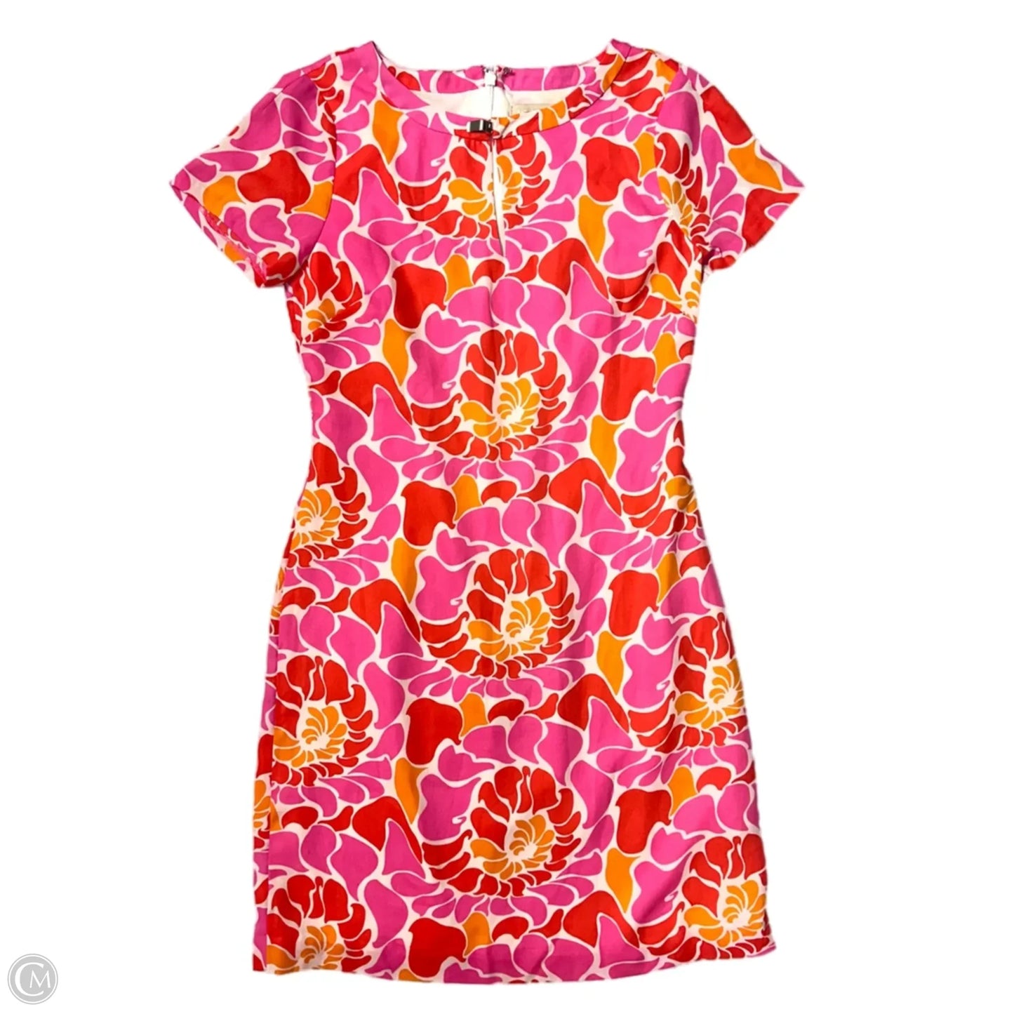 Dress Casual Short By Banana Republic In Orange & Pink, Size: Xs