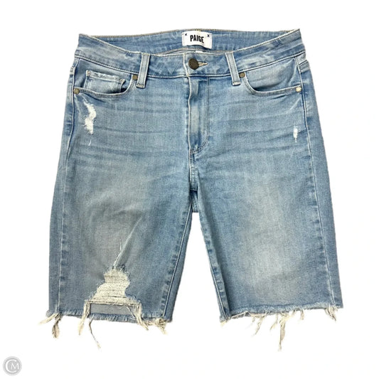 Shorts By Paige In Blue Denim, Size: 4