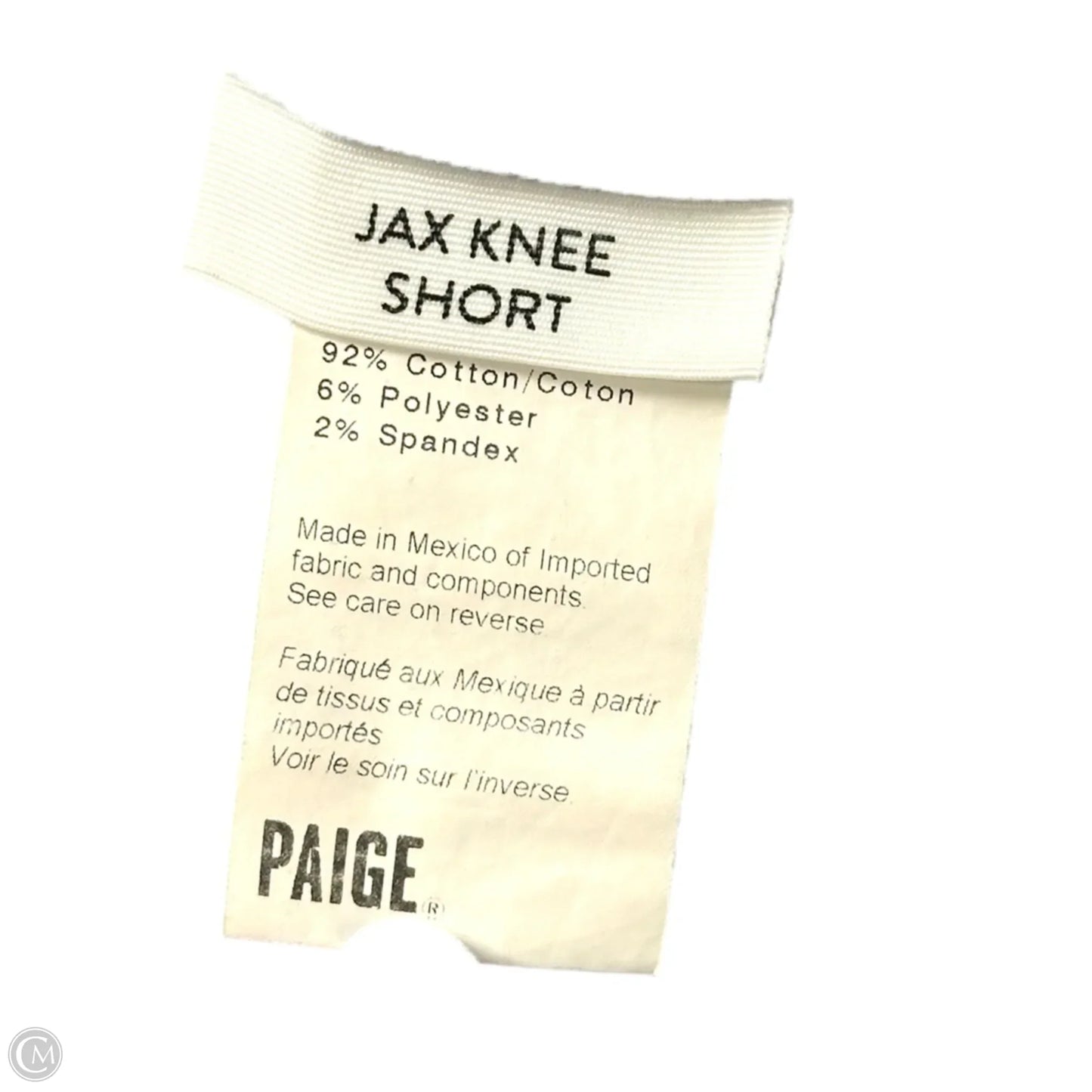 Shorts By Paige In Blue Denim, Size: 4