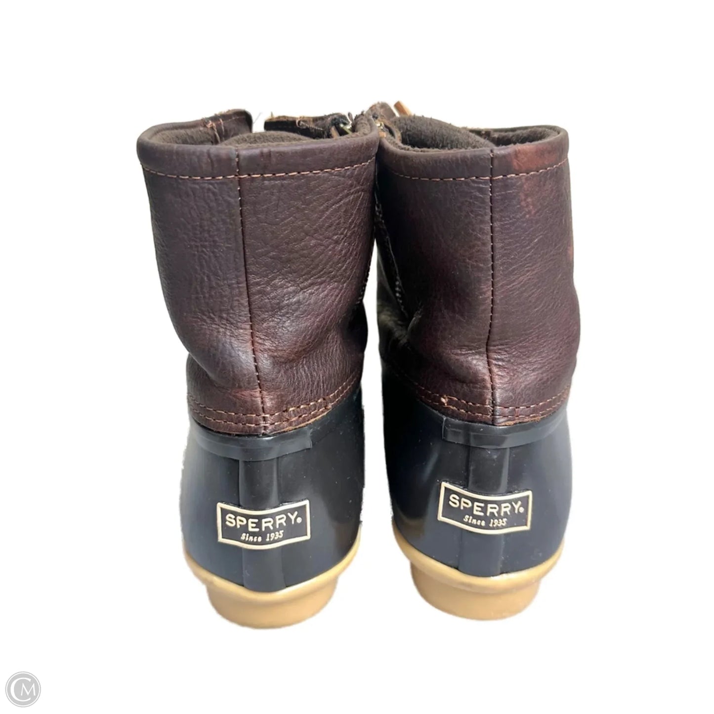 Boots Rain By Sperry In Black & Brown, Size: 9