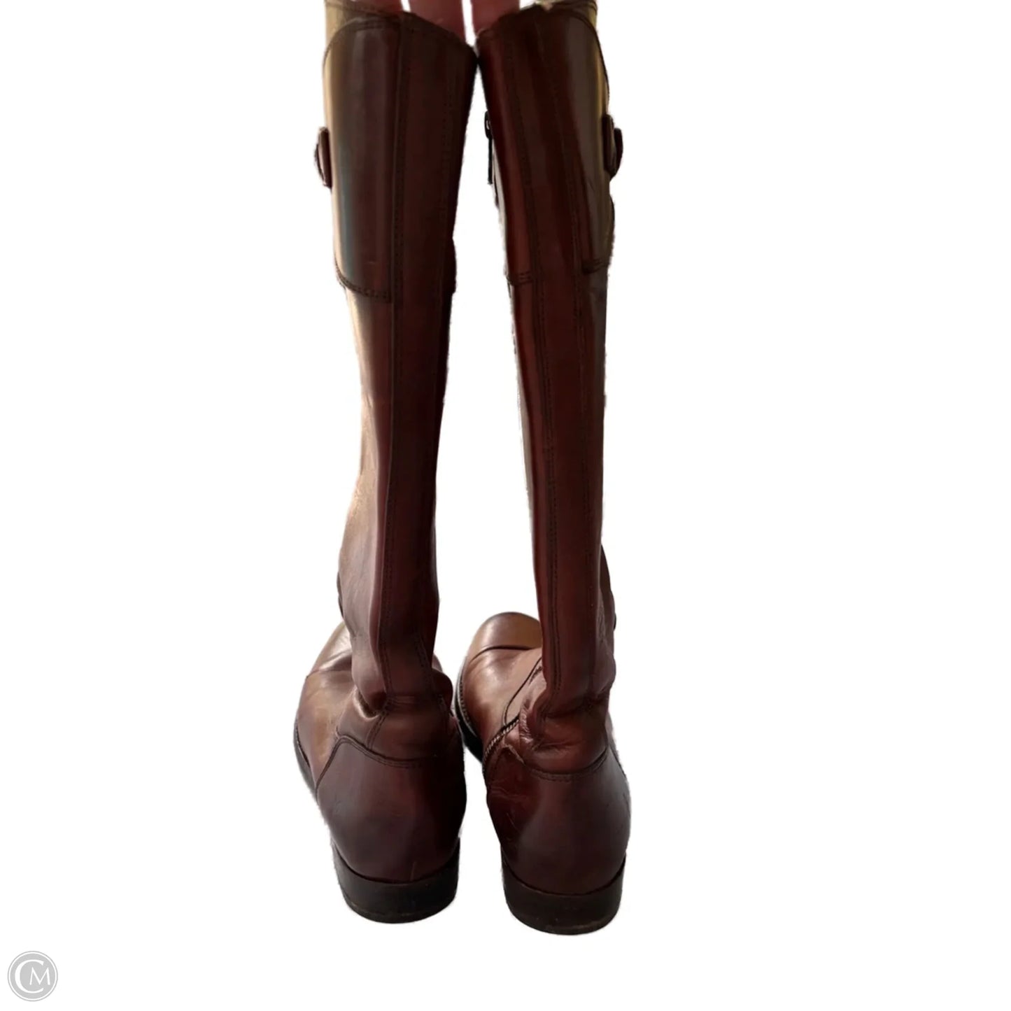 Boots Designer By Frye In Brown, Size: 8.5