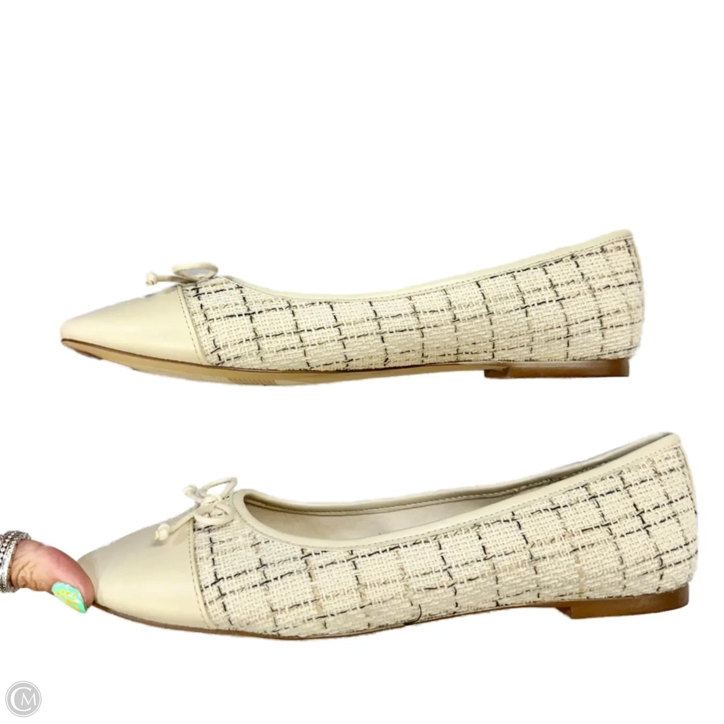 Shoes Flats By J. Crew In Cream, Size: 9.5