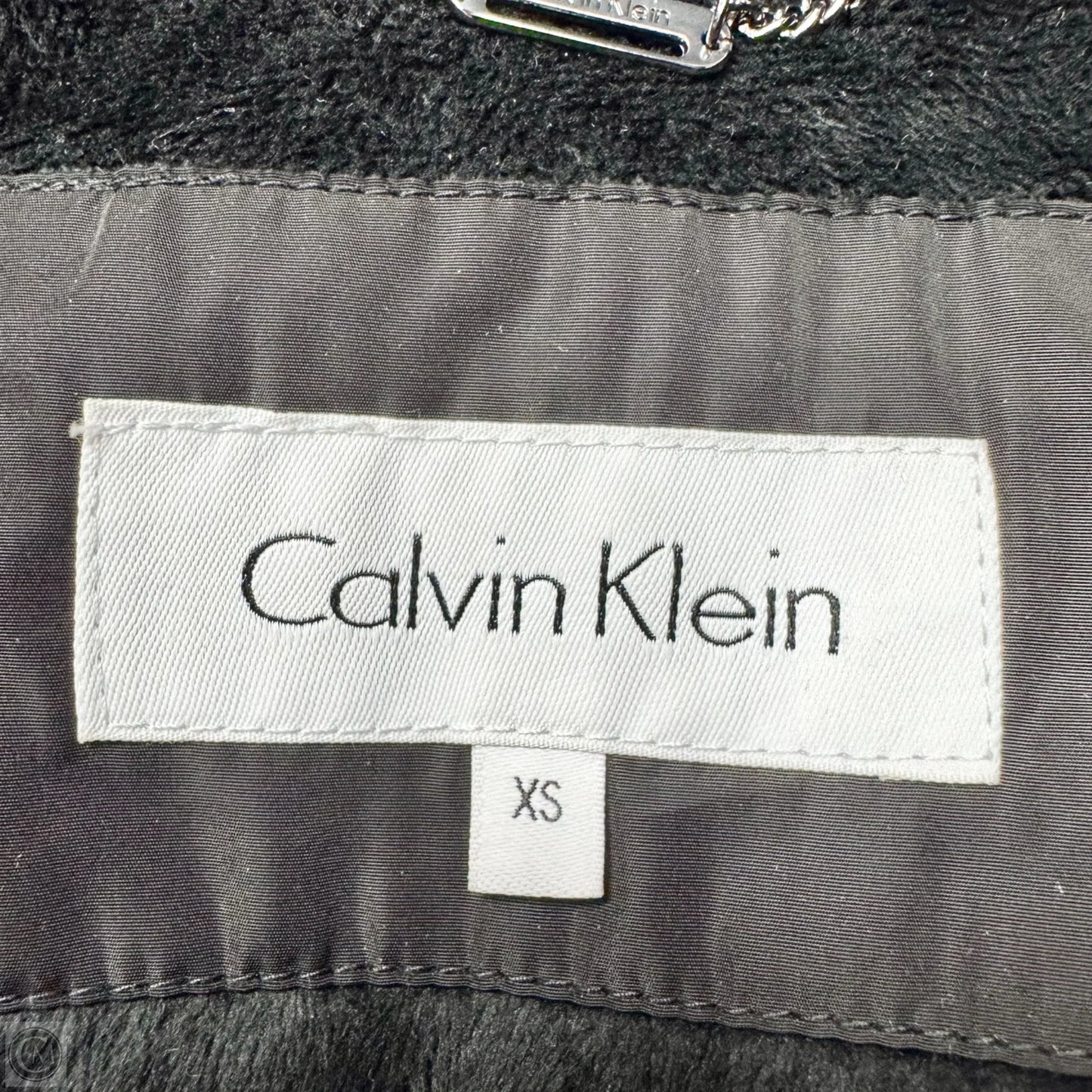 Coat Puffer & Quilted By Calvin Klein In Black, Size: Xs