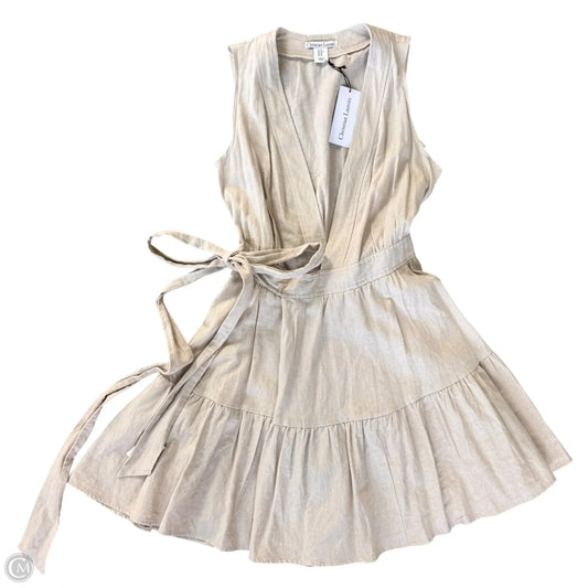 Dress Casual Short By Christian Lacroix In Tan, Size: M