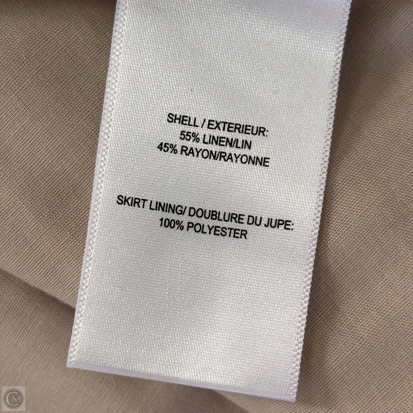 Dress Casual Short By Christian Lacroix In Tan, Size: M