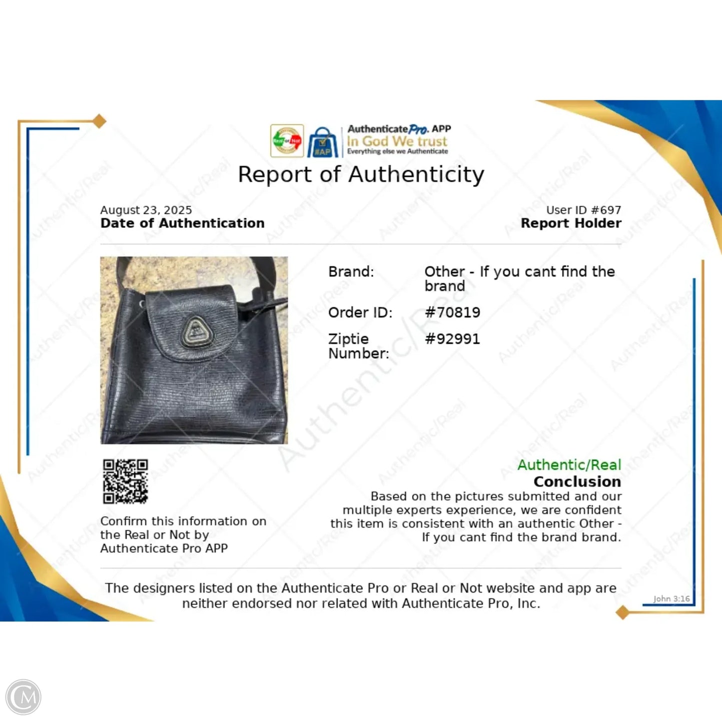 Crossbody Leather By Courrages, Size: Medium