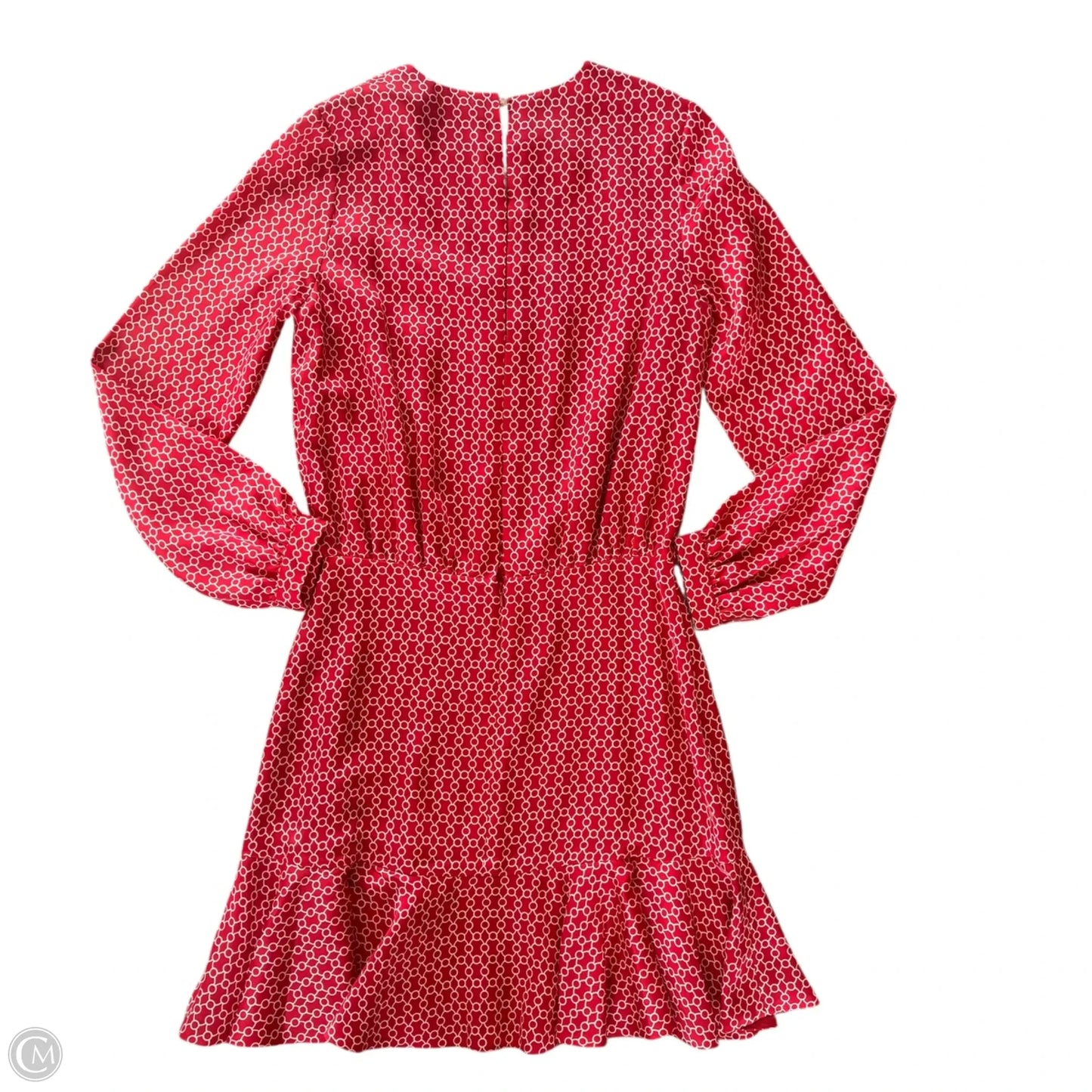 Dress Casual Midi By Alexis In Red & White, Size: S