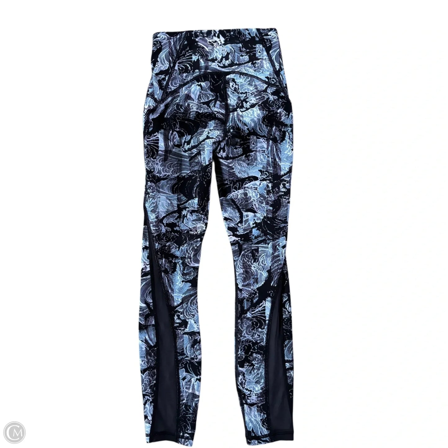 Athletic Capris By Lululemon In Black & Blue, Size: Xs