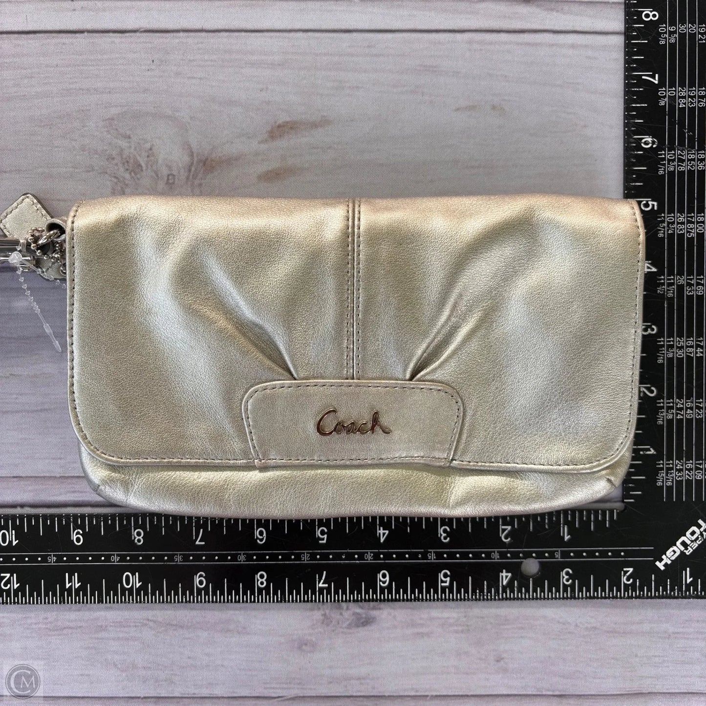 Wristlet Designer By Coach, Size: Medium