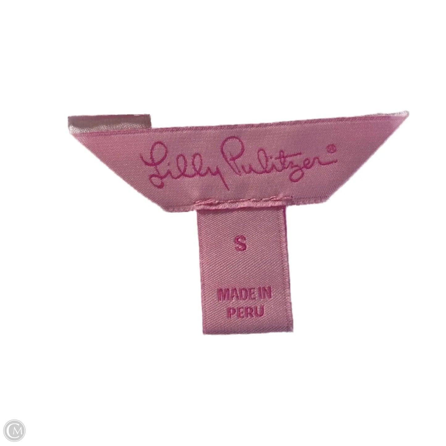 Top Short Sleeve Designer By Lilly Pulitzer In White, Size: S