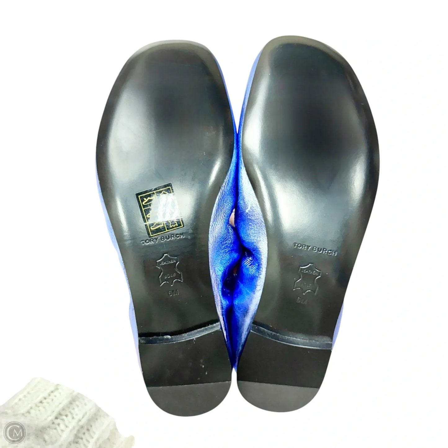 Shoes Designer By Tory Burch In Blue, Size: 6