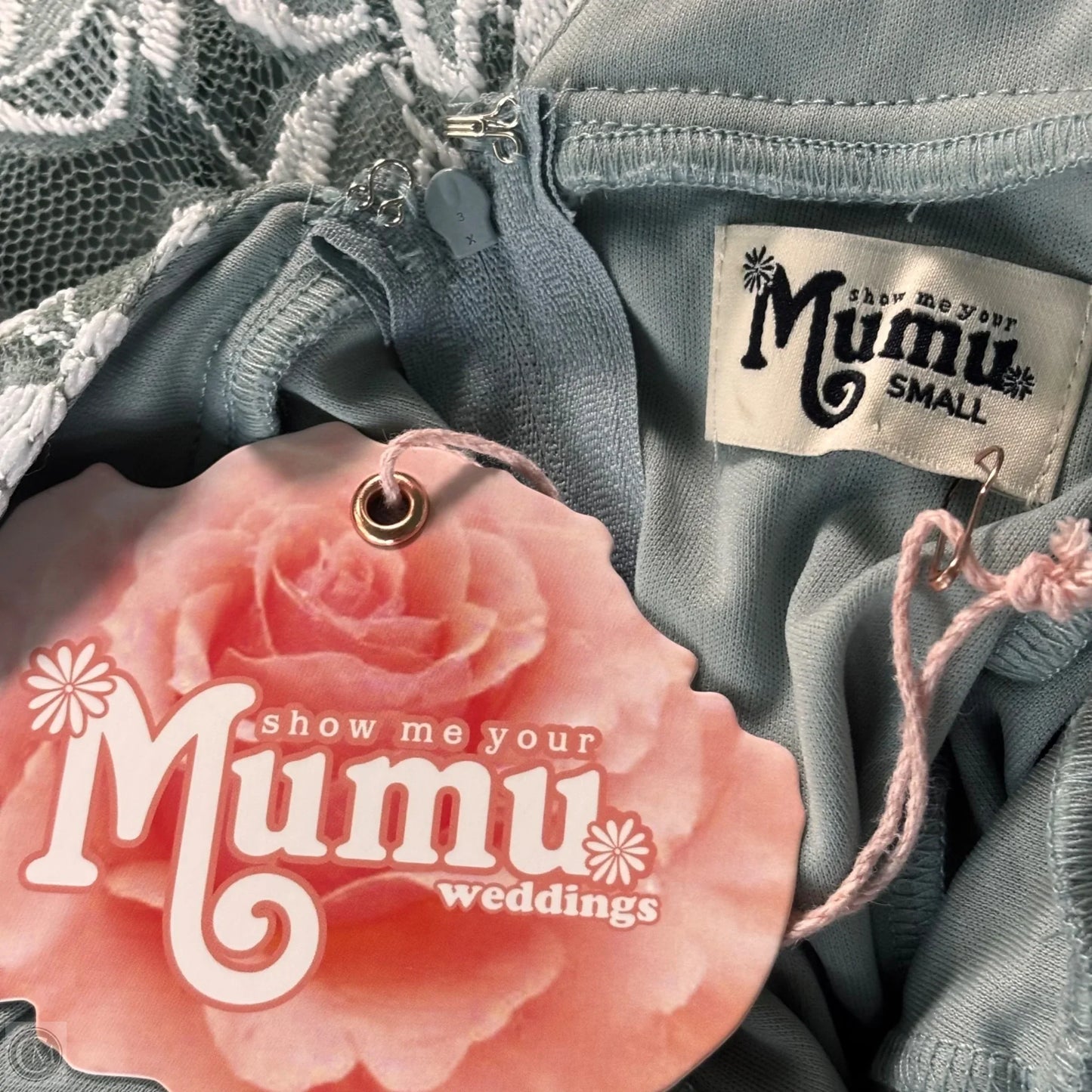 Dress Party Long By Mumu In Green & White, Size: S