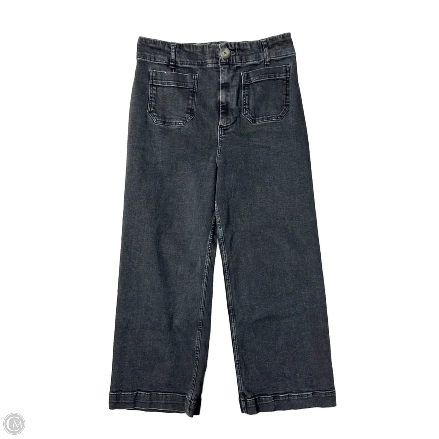 Jeans Wide Leg By Pilcro In Black, Size: 10