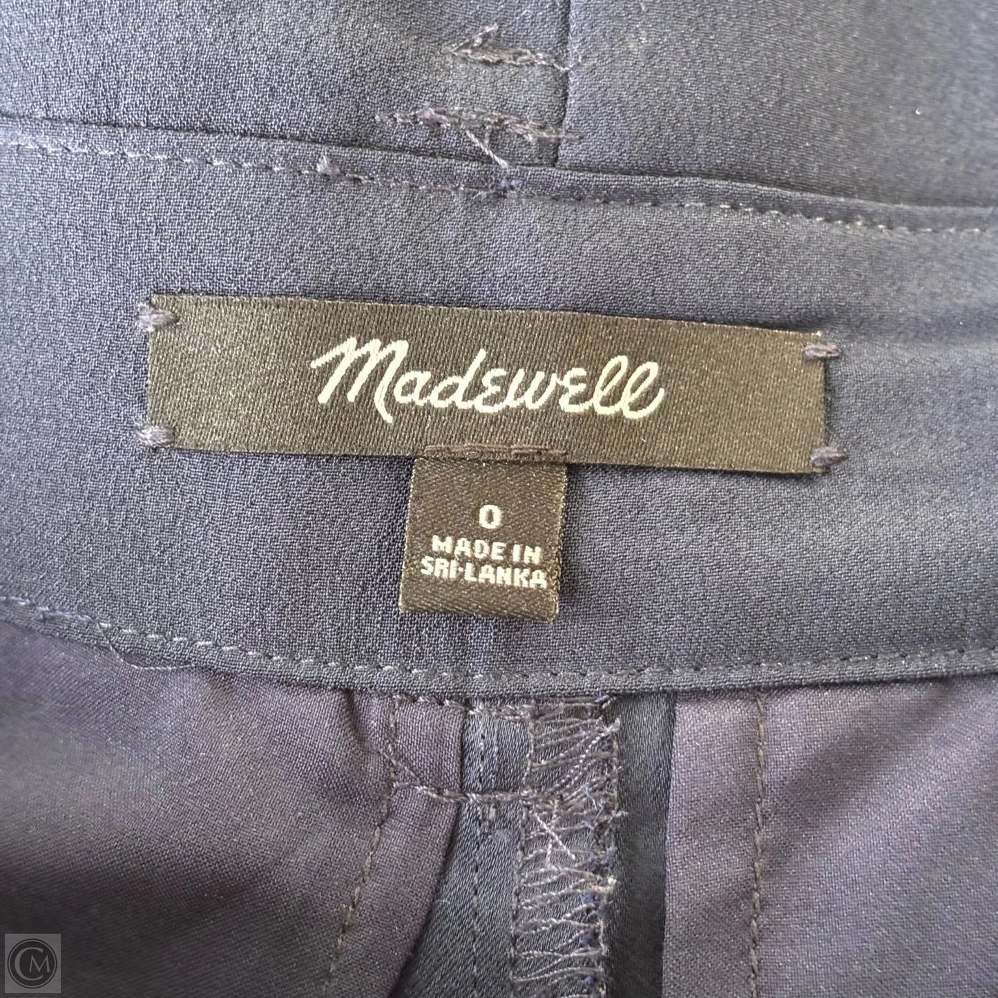 Pants Chinos & Khakis By Madewell In Navy, Size: 0