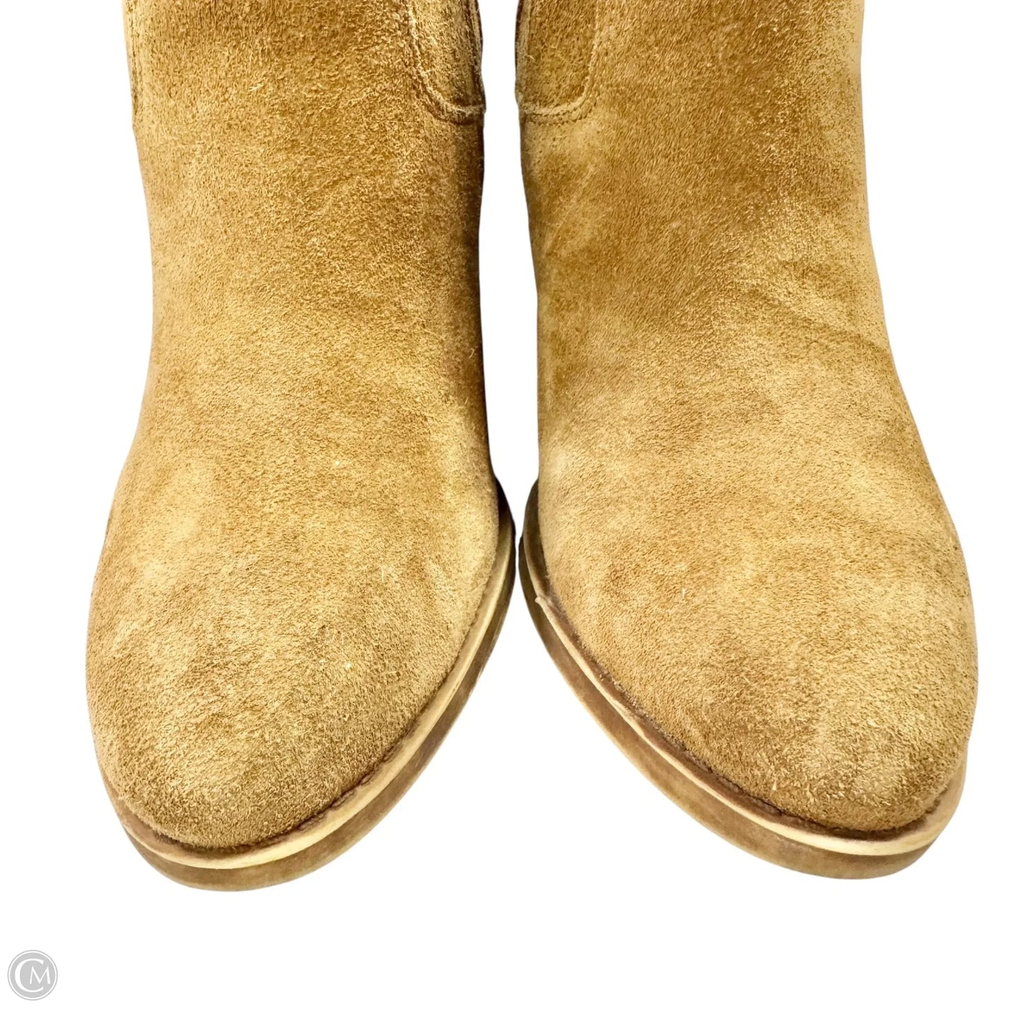 Boots Ankle Heels By Lucky Brand In Brown, Size: 8