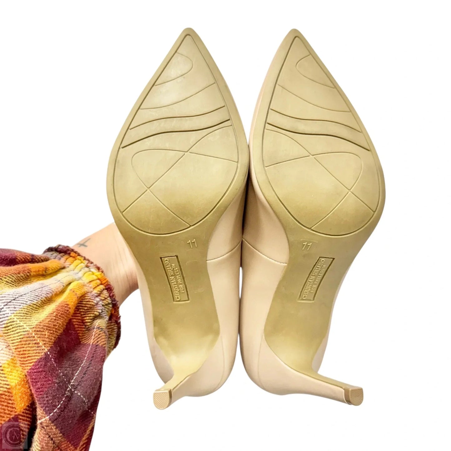 Shoes Heels Stiletto By Christian Siriano In Beige, Size: 11
