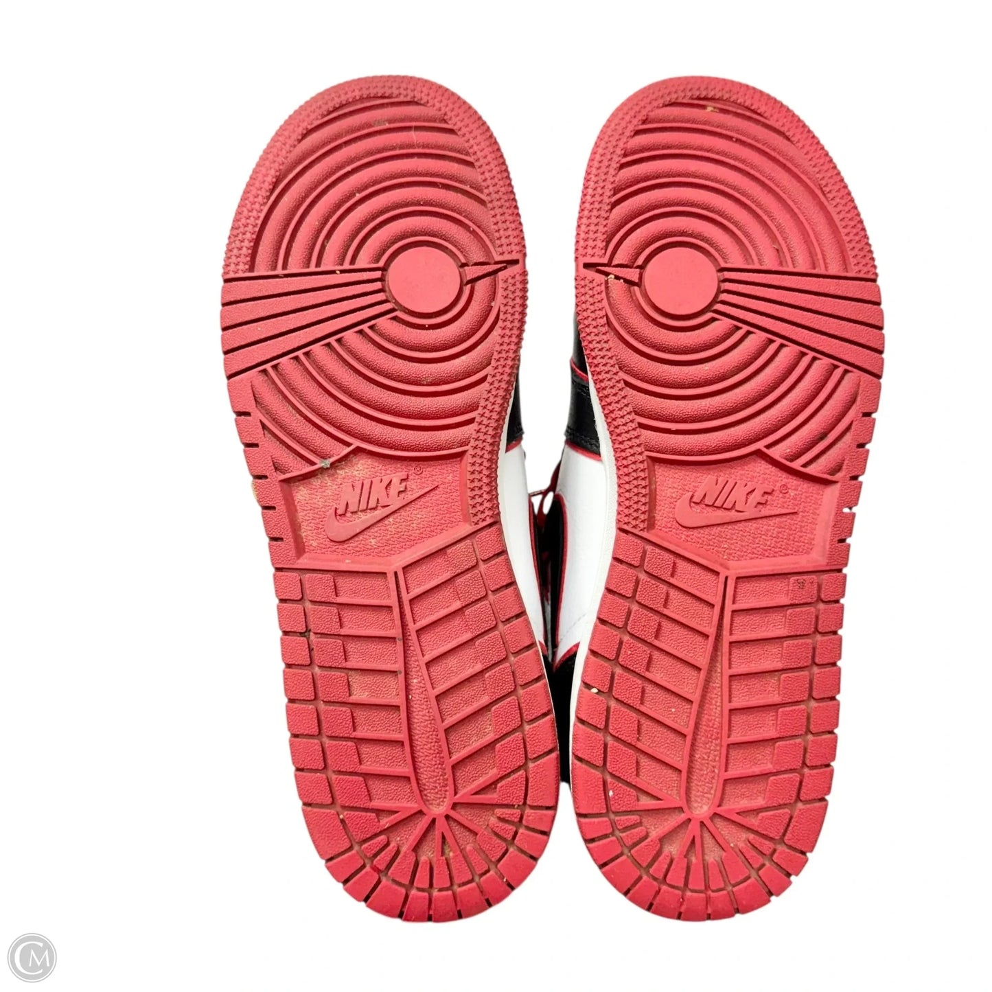 Shoes Luxury Designer By Jordan In Black & Red, Size: 8.5