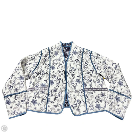 Jacket Puffer & Quilted In Blue & Purple, Size: XL