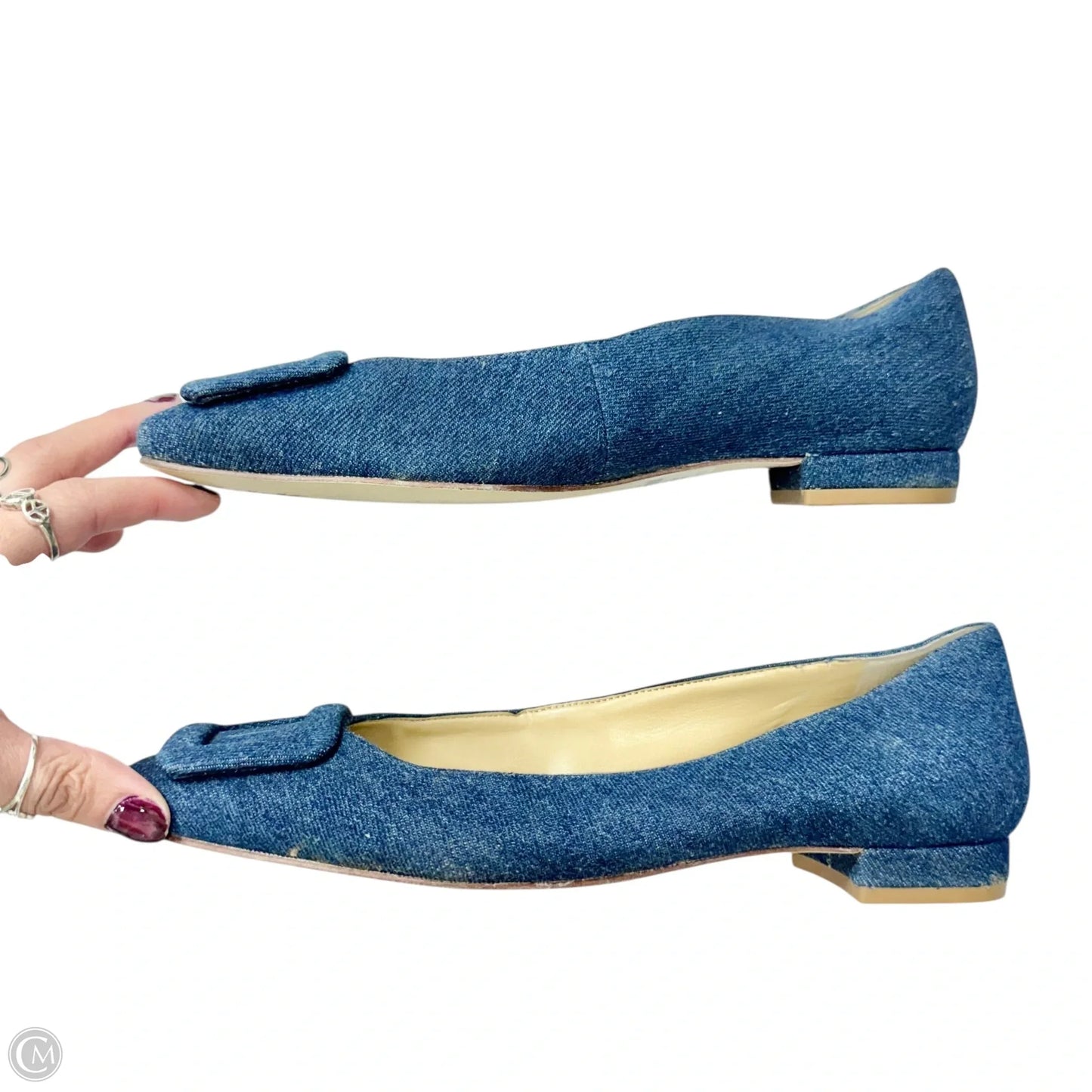 Shoes Flats By Talbots In Blue, Size: 7.5