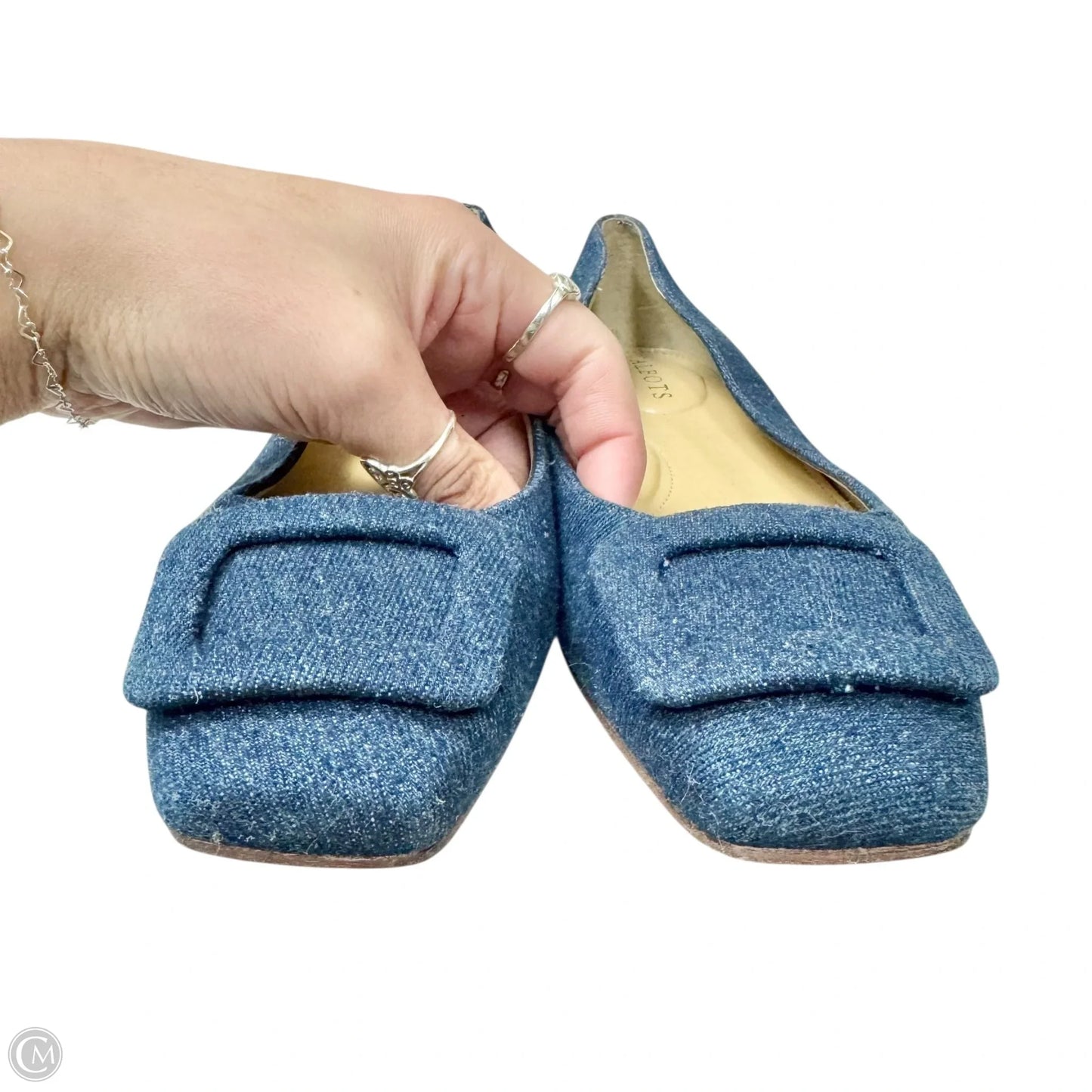 Shoes Flats By Talbots In Blue, Size: 7.5