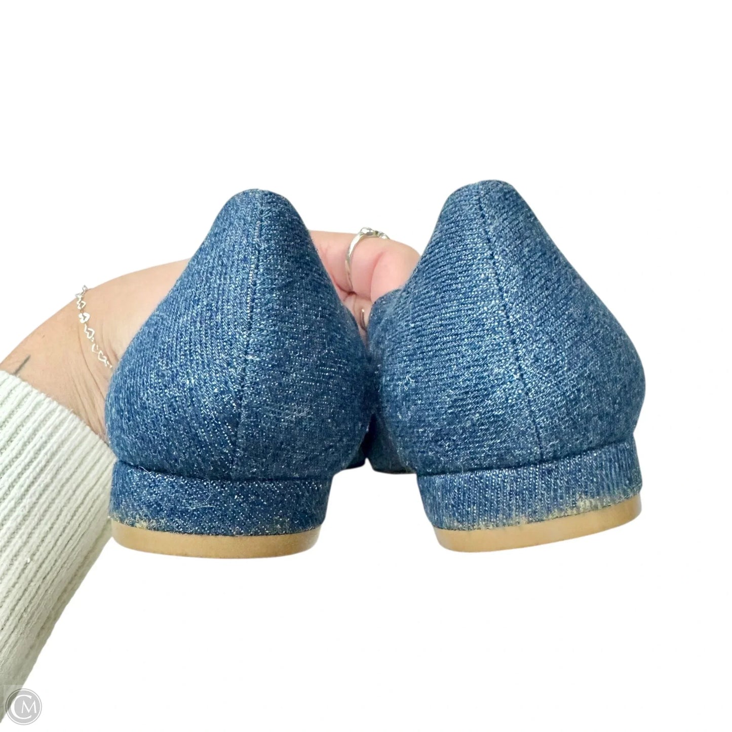 Shoes Flats By Talbots In Blue, Size: 7.5