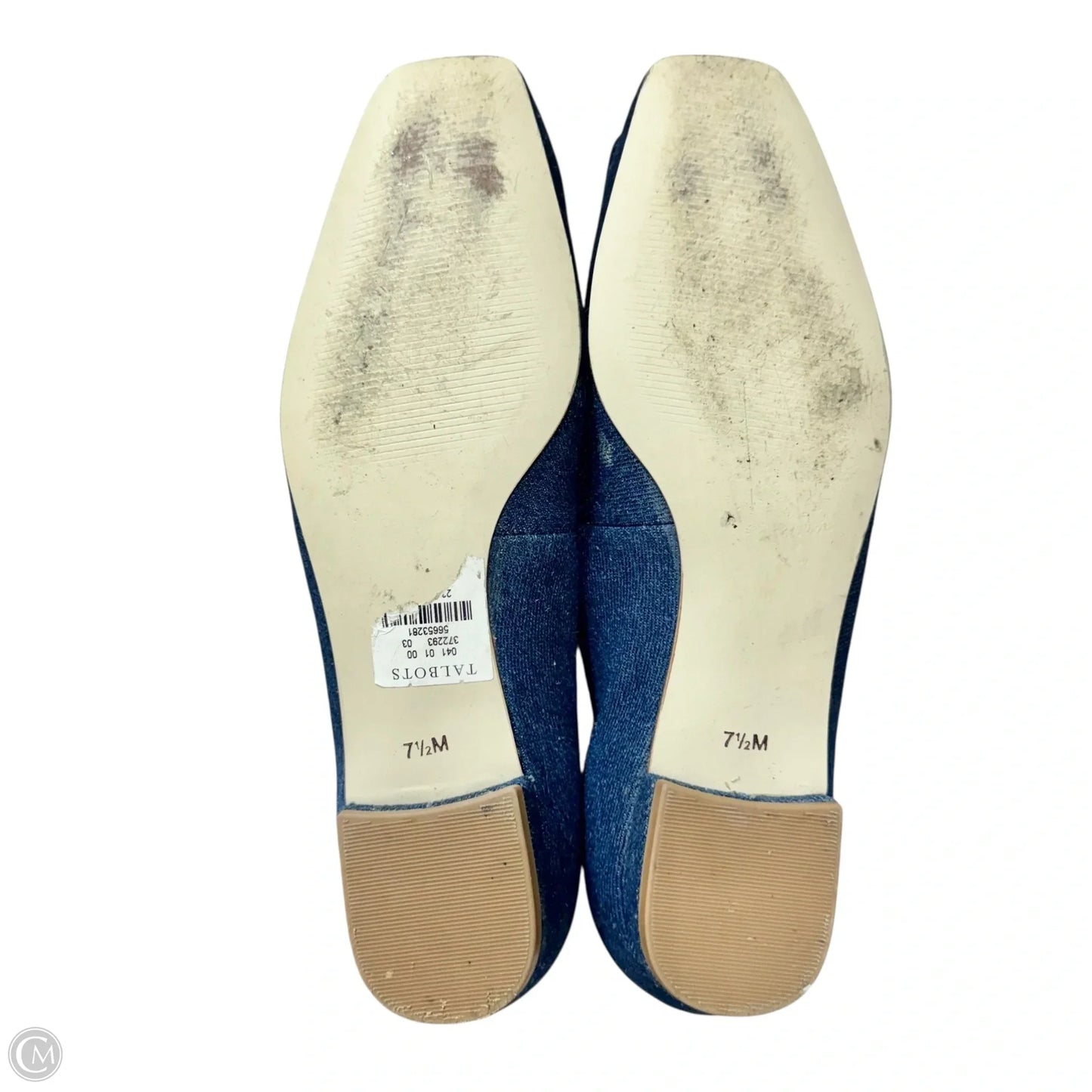 Shoes Flats By Talbots In Blue, Size: 7.5