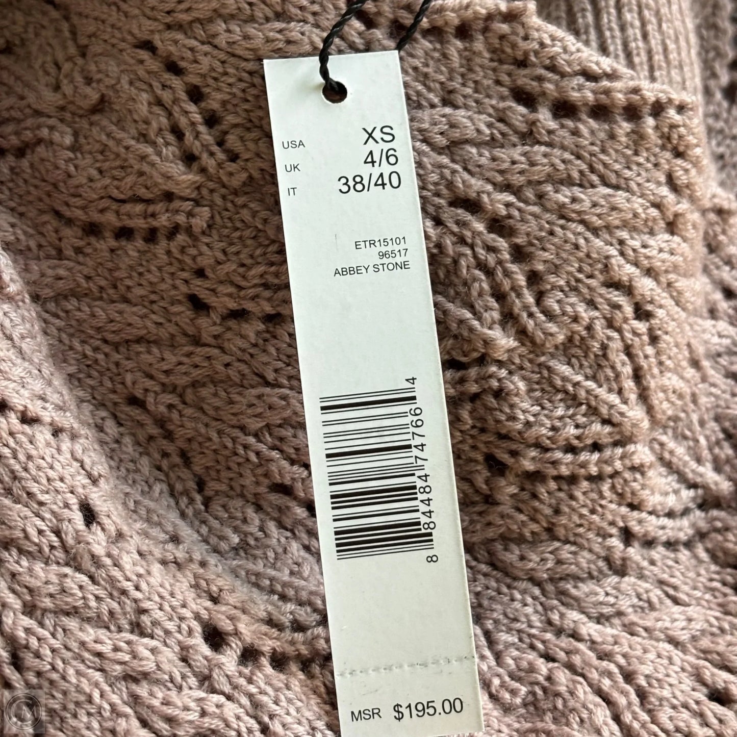 Sweater Short Sleeve By Elie Tahari In Purple, Size: Xs