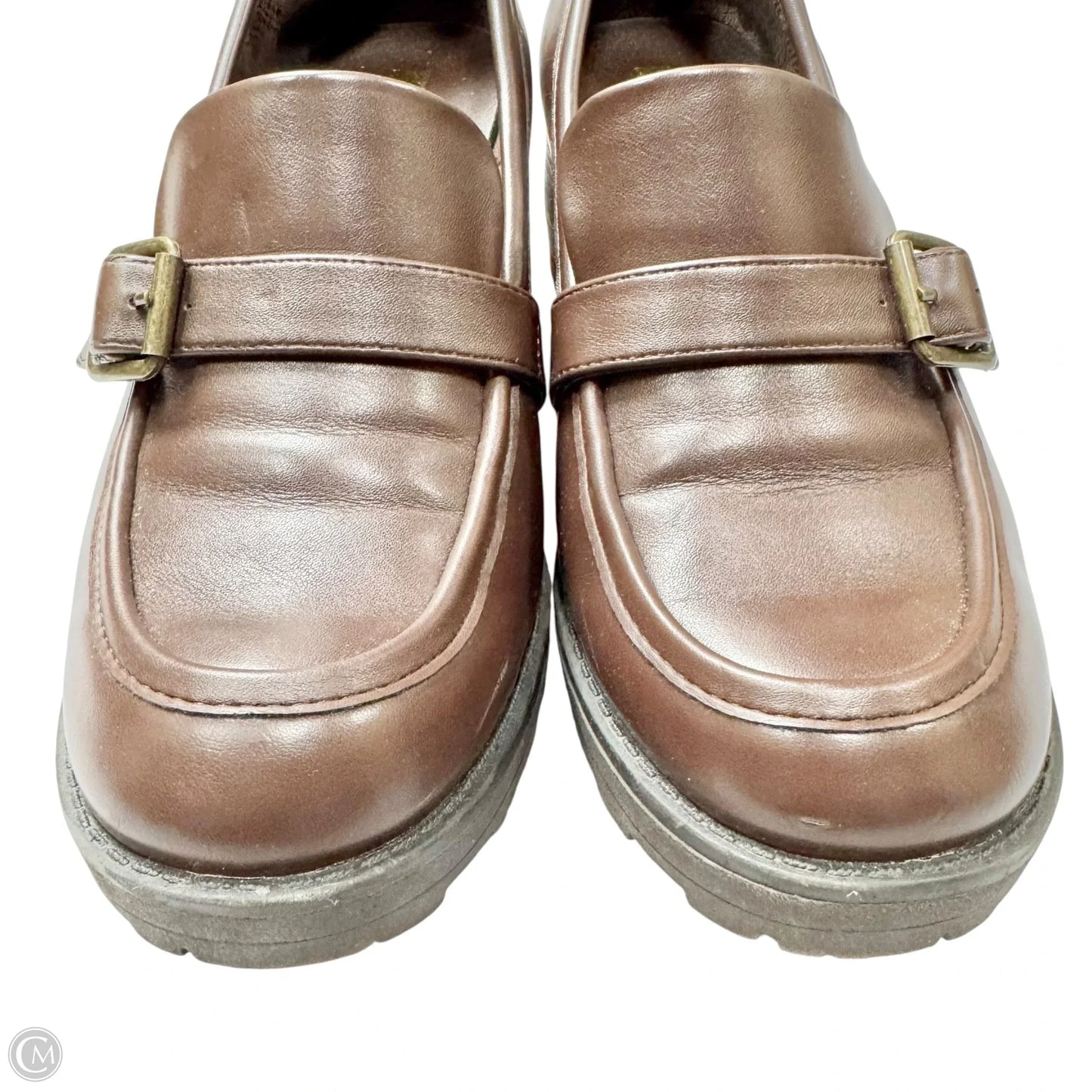 Shoes Heels Block By White Mountain In Brown, Size: 10