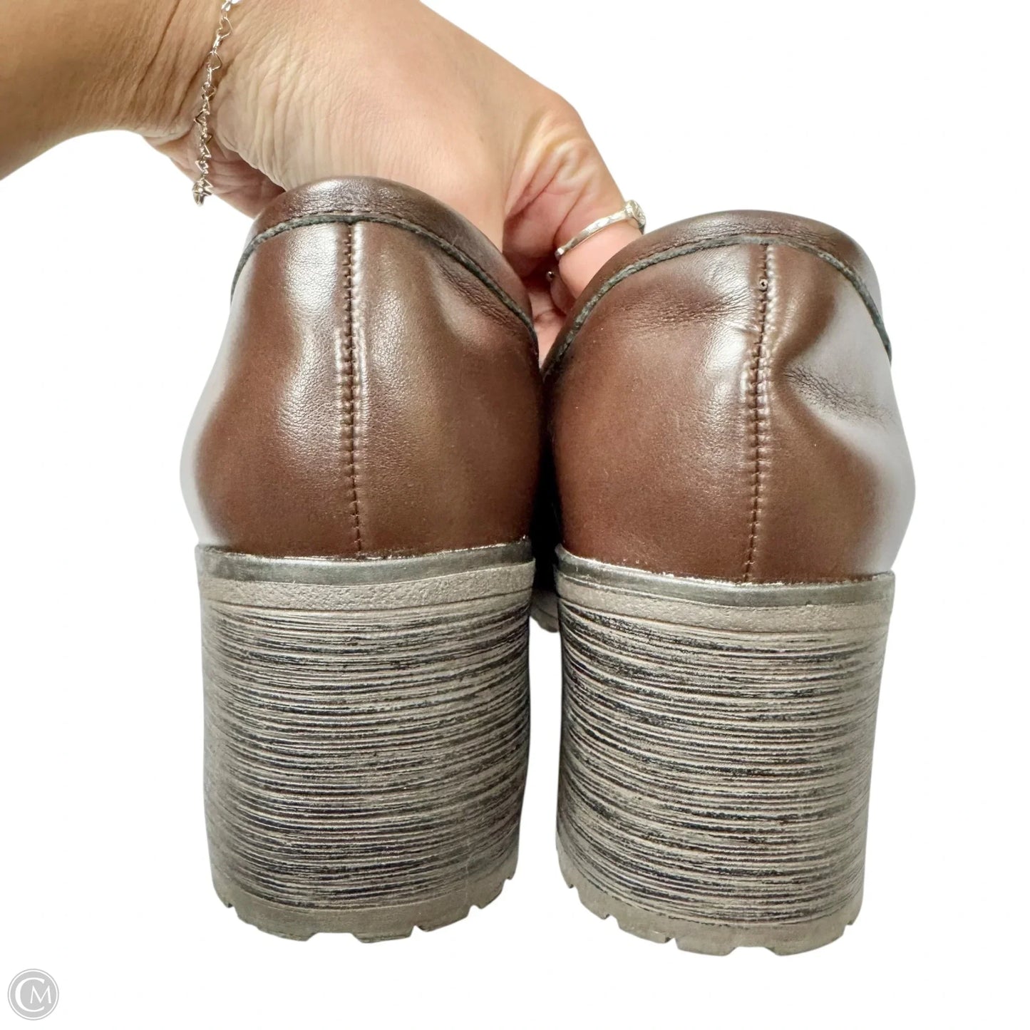 Shoes Heels Block By White Mountain In Brown, Size: 10