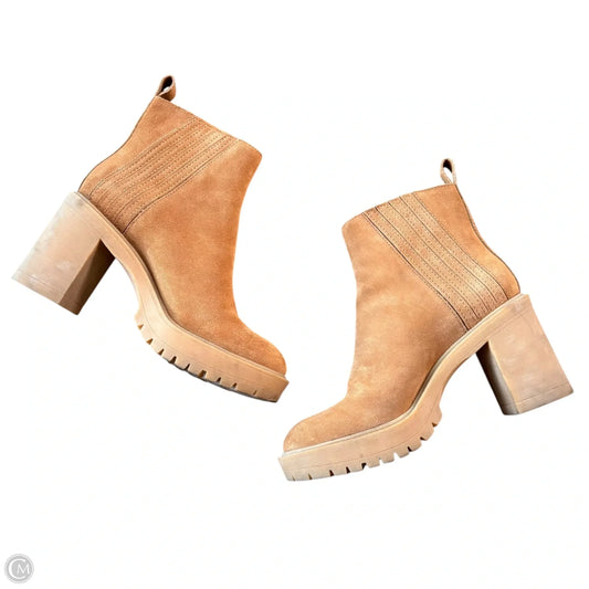 Boots Ankle Heels By Dolce Vita In Brown, Size: 7.5