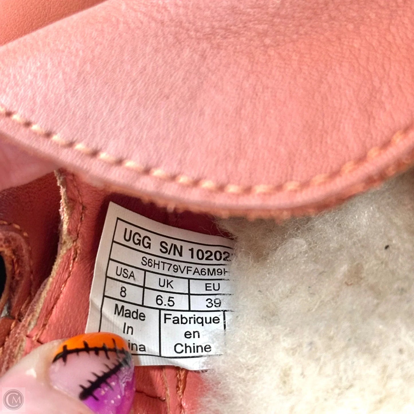 Shoes Designer By Ugg In Orange, Size: 8