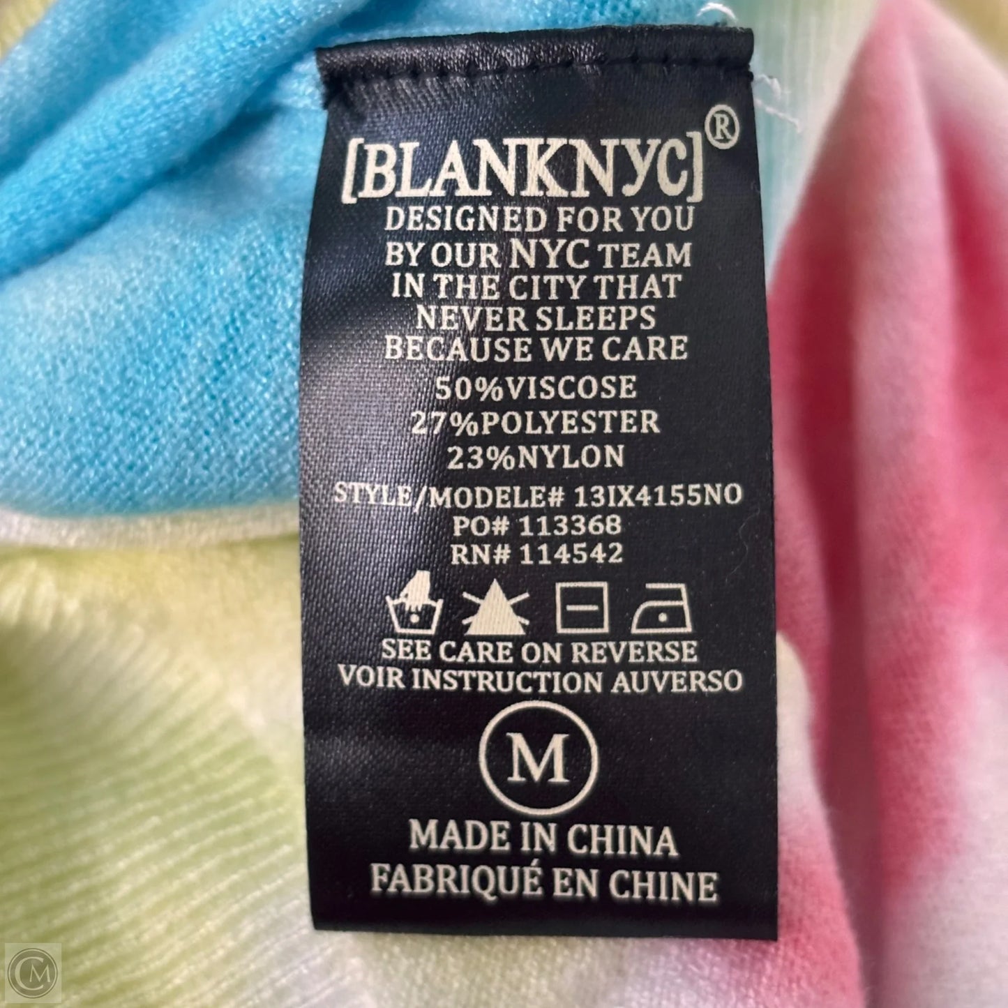 Sweater By Blanknyc In Tie Dye Print, Size: M