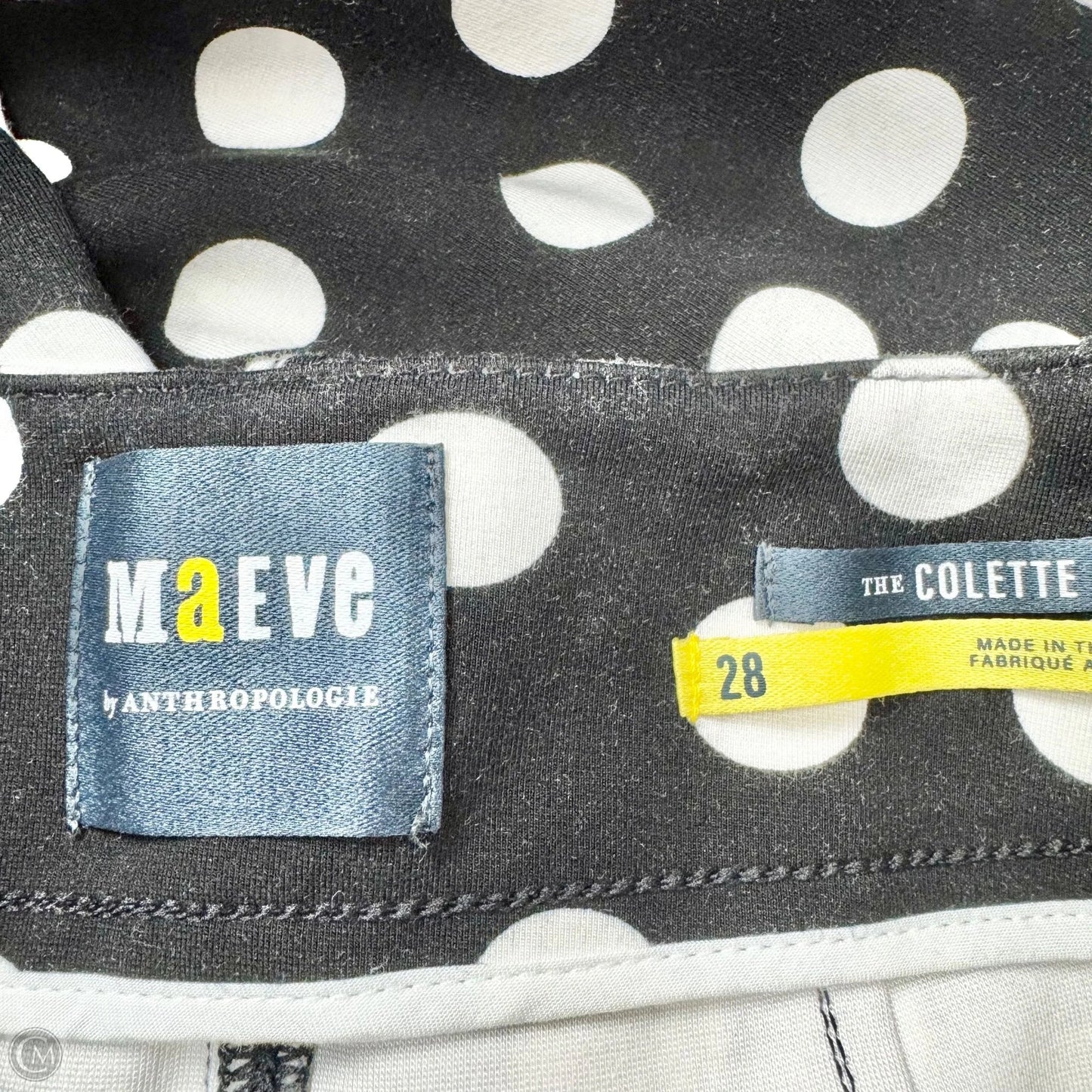 Pants Wide Leg By Maeve In Polkadot Pattern, Size: 6