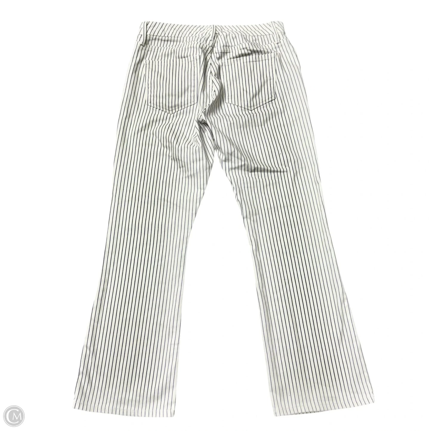 Jeans Boot Cut By Frame In Striped Pattern, Size: 2