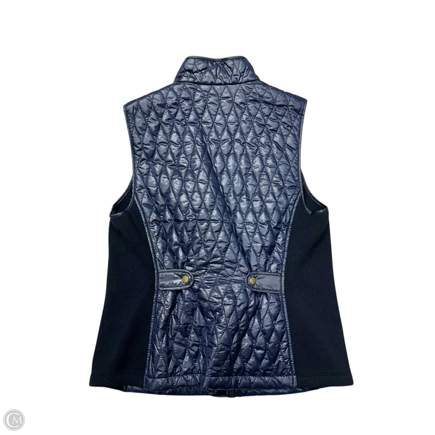 Vest Puffer & Quilted By Talbots In Blue, Size: Sp
