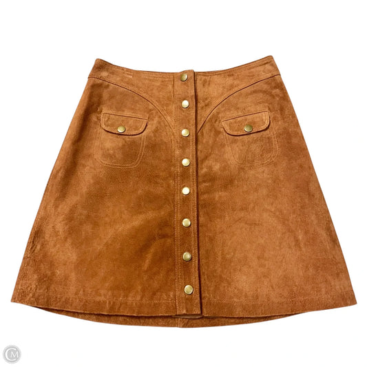 Skirt Mini & Short By Anthropologie In Brown, Size: S